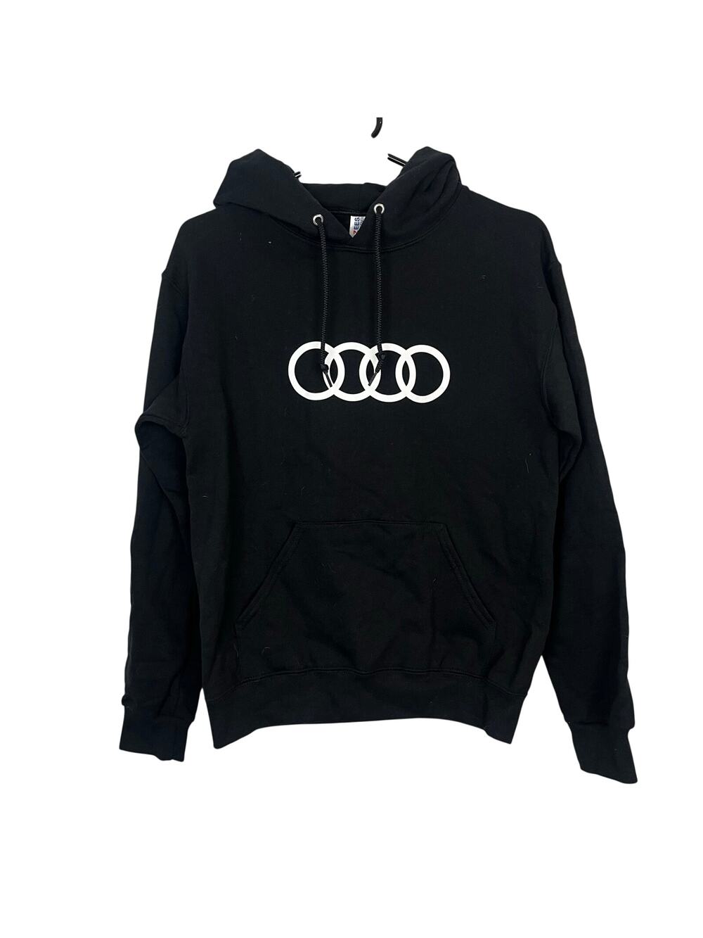 Audi Logo Hoodie Men's Small Black